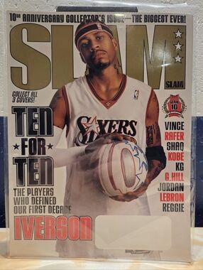 SLAM Magazine 10th Anniversary Collector's Issue - Allen Iverson - April 2004